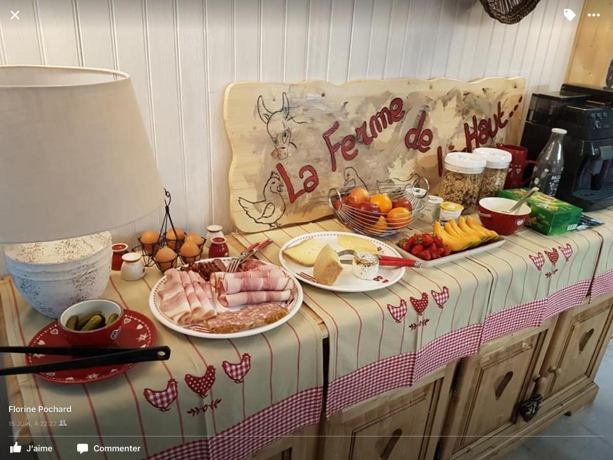 La Ferme De La-Haut B&B Le Haut-du-Them エクステリア 写真